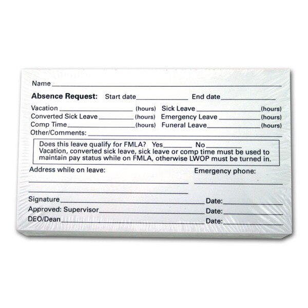 Absence Request Cards